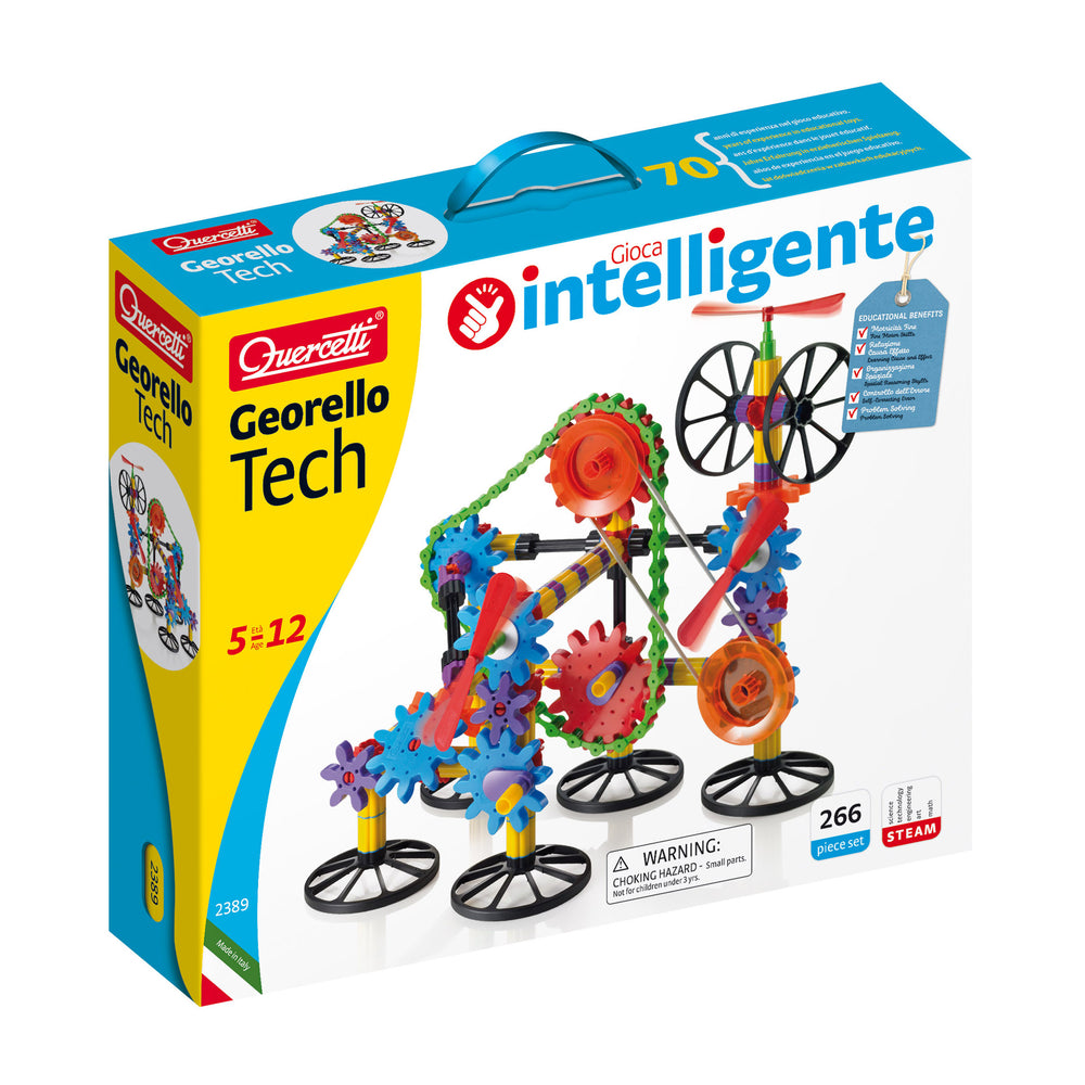 Quercetti Georello Tech - Innovative Gear Building Set