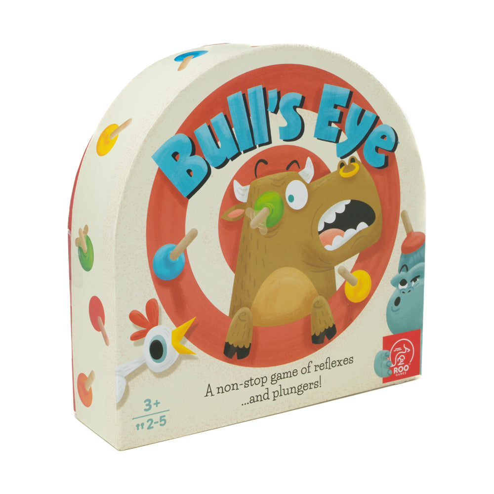 Bull's Eye Animal Card Plunger Game by Roo Games