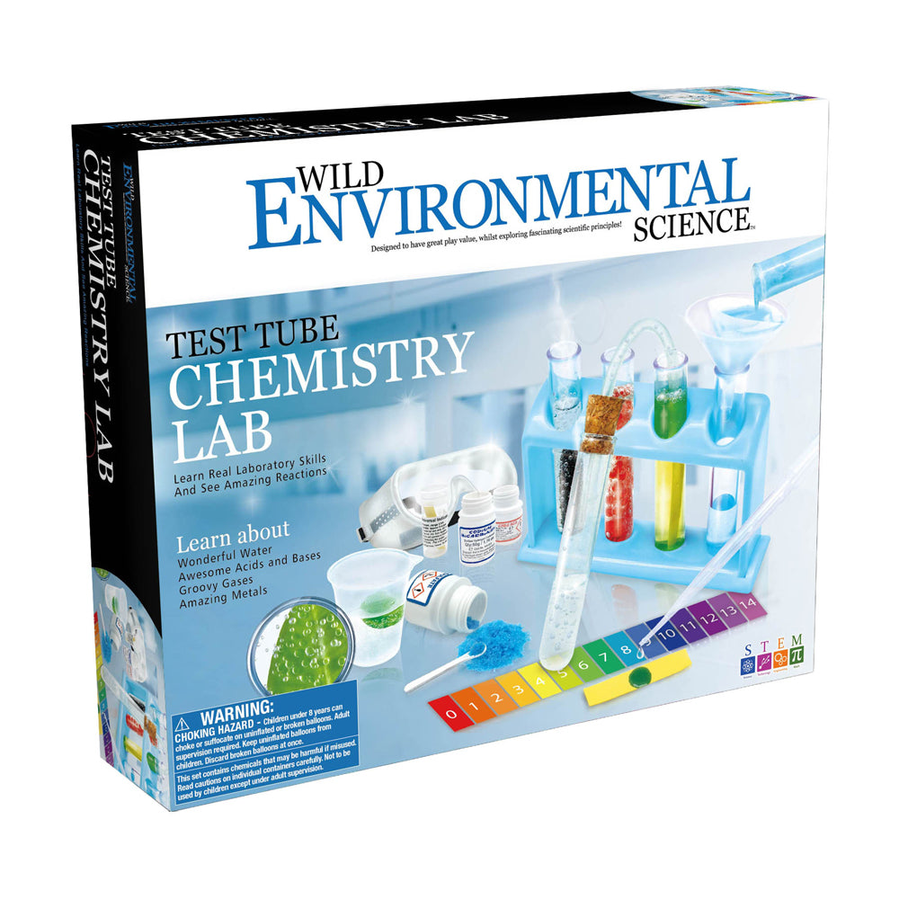 WILD Science Test Tube Chemistry Lab - Educational Science Kit