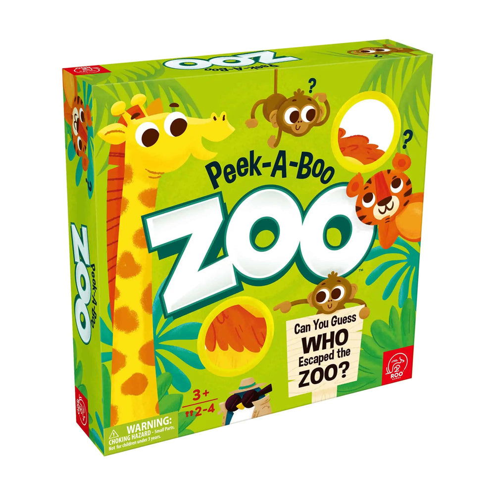 Peek-A-Boo Zoo Interactive Animal Board Game by Roo Games