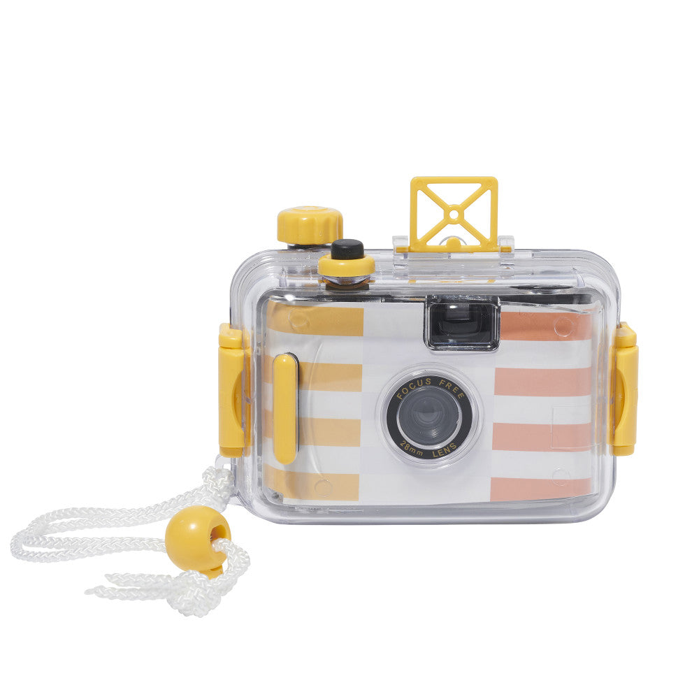 Sunnylife: Underwater Camera - Rio Sun - Yellow & Coral, Retro Film Camera