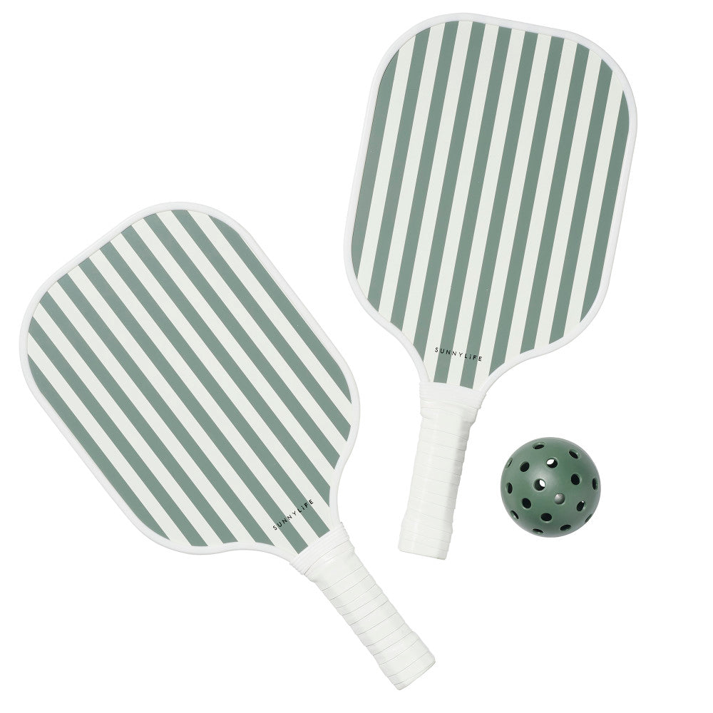 Sunnylife: Pickleball Set - The Vacay Olive - Outdoor Sport