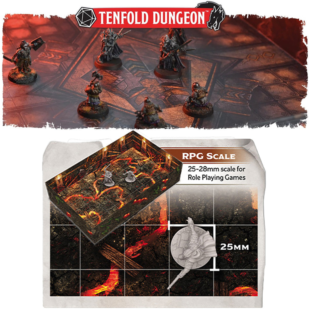 Gale Force 9: Tenfold Dungeon - Mines of Khazad - Modular Roleplaying Terrain Set