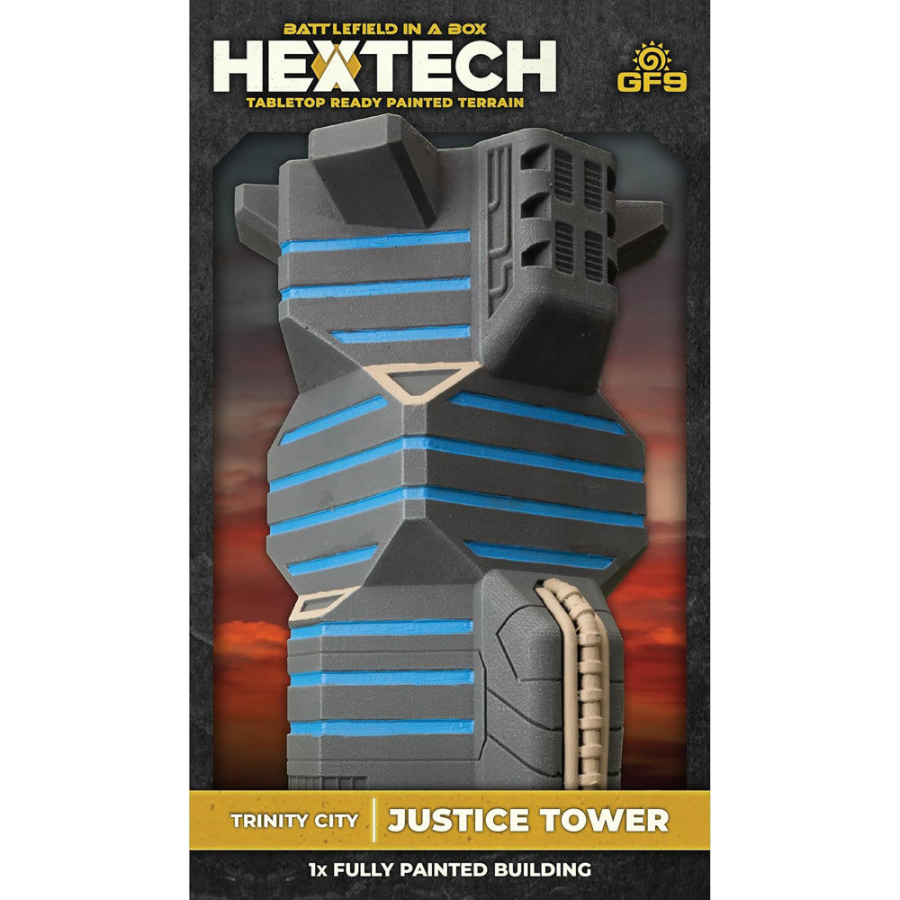 GF9 Hextech Trinity City Justice Tower - Pre-Painted RPG Building Accessory