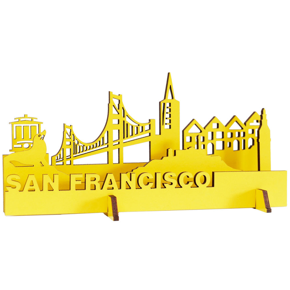 Little & Wood: Woodlet: Medium - San Francisco - 3D Wooden Kit-Set