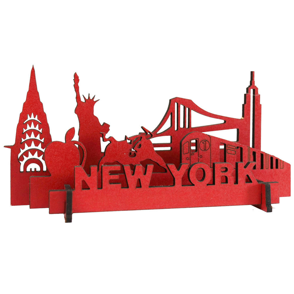 Little & Wood: Woodlet: Medium - New York - 3D Wooden Kit-Set