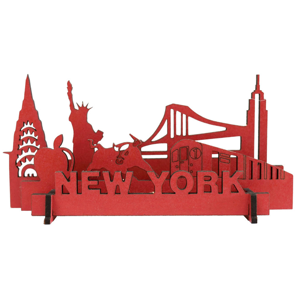 Little & Wood: Woodlet: Medium - New York - 3D Wooden Kit-Set