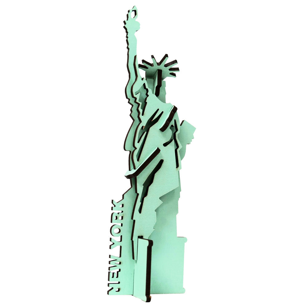 Little & Wood: Woodlet: Medium - Statue Of Liberty - 3D Wooden Kit-Set