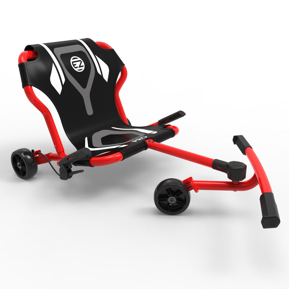 EzyRoller Pro X - Red - High-Capacity Ride-On Scooter for Kids & Adults