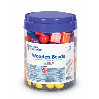 Learning Resources Beads in a Bucket - Colorful Educational Toy - 108 Pieces