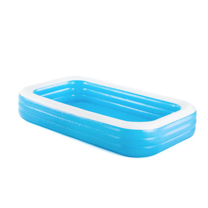 Bestway H2OGO! Rectangular 10' Inflatable Family Pool - Blue