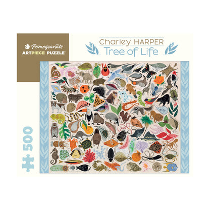 Pomegranate Charley Harper Tree of Life Jigsaw Puzzle - 500 pc