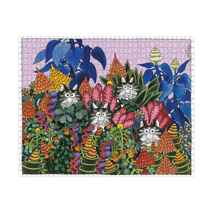 B. Kliban Jungle Cats 1000-Piece Jigsaw Puzzle