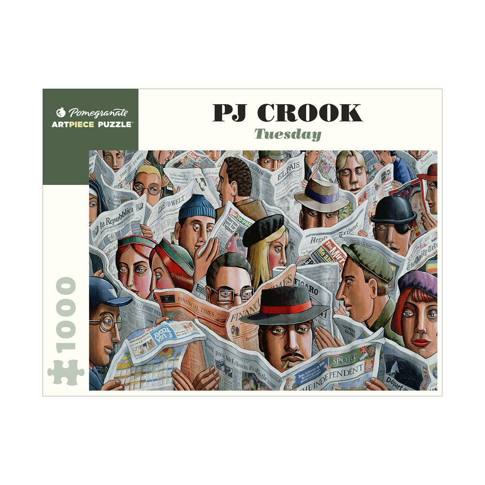 Pomegranate PJ Crook Tuesday Art Jigsaw Puzzle - 1000 pc