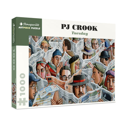 Pomegranate PJ Crook Tuesday Art Jigsaw Puzzle - 1000 pc