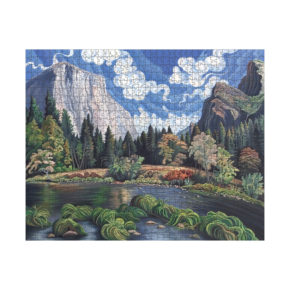 Phyllis Shafer Autumn in Yosemite Valley 1000-Piece Jigsaw Puzzle