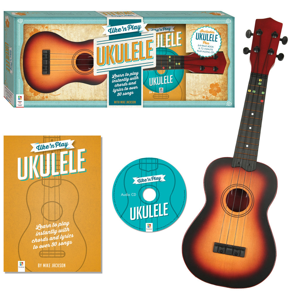 Uke'n Play: Complete Ukulele Beginner Kit with Instructional Book and CD