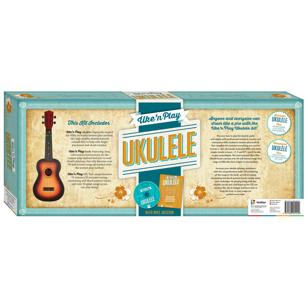 Uke'n Play: Complete Ukulele Beginner Kit with Instructional Book and CD