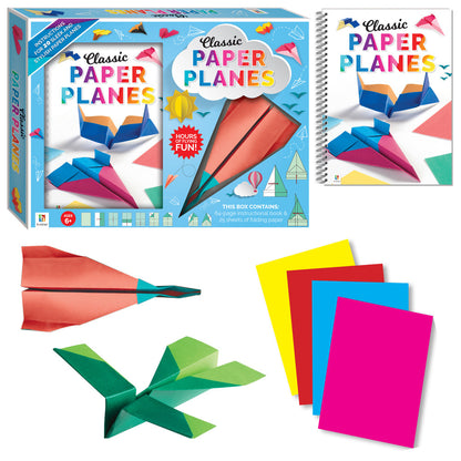 Classic Paper Planes Kit - Aerodynamic Folding Techniques for Kids