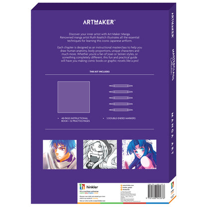 Art Maker Masterclass How to Draw Manga Kit - Complete Drawing Set