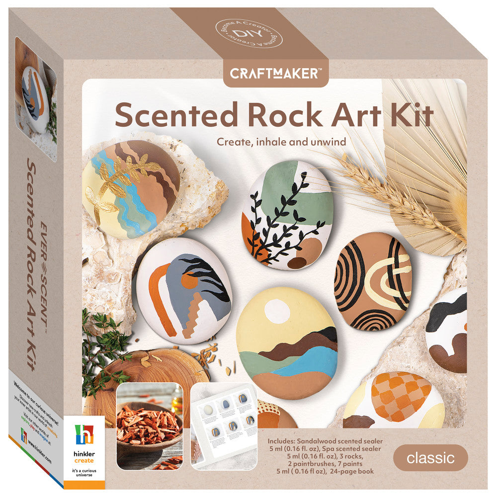 Craft Maker Scented Rock Art DIY Painting Kit for Adults