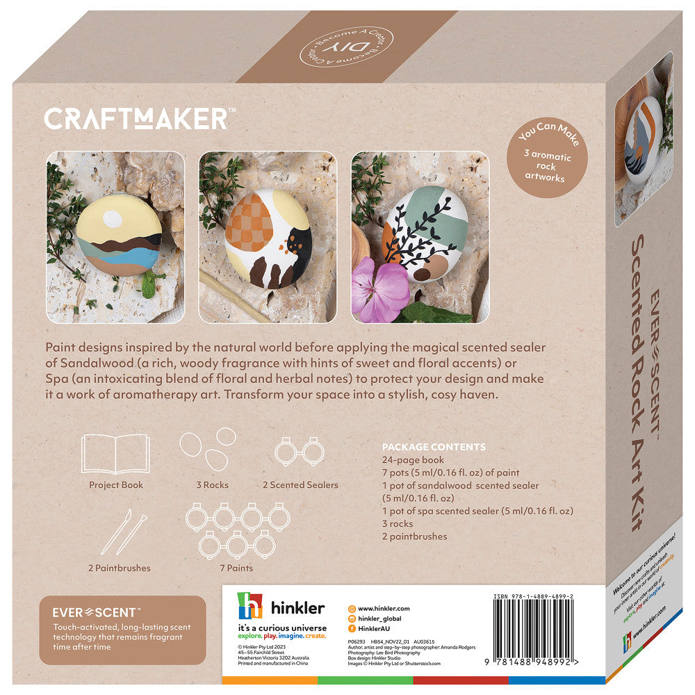 Craft Maker Scented Rock Art DIY Painting Kit for Adults