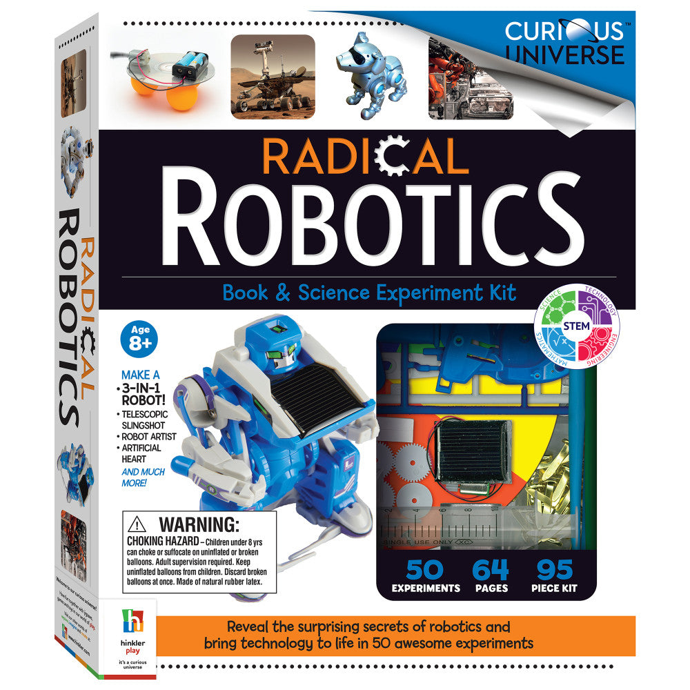 Curious Universe Radical Robotics Science Kit - DIY Solar-Powered Robot