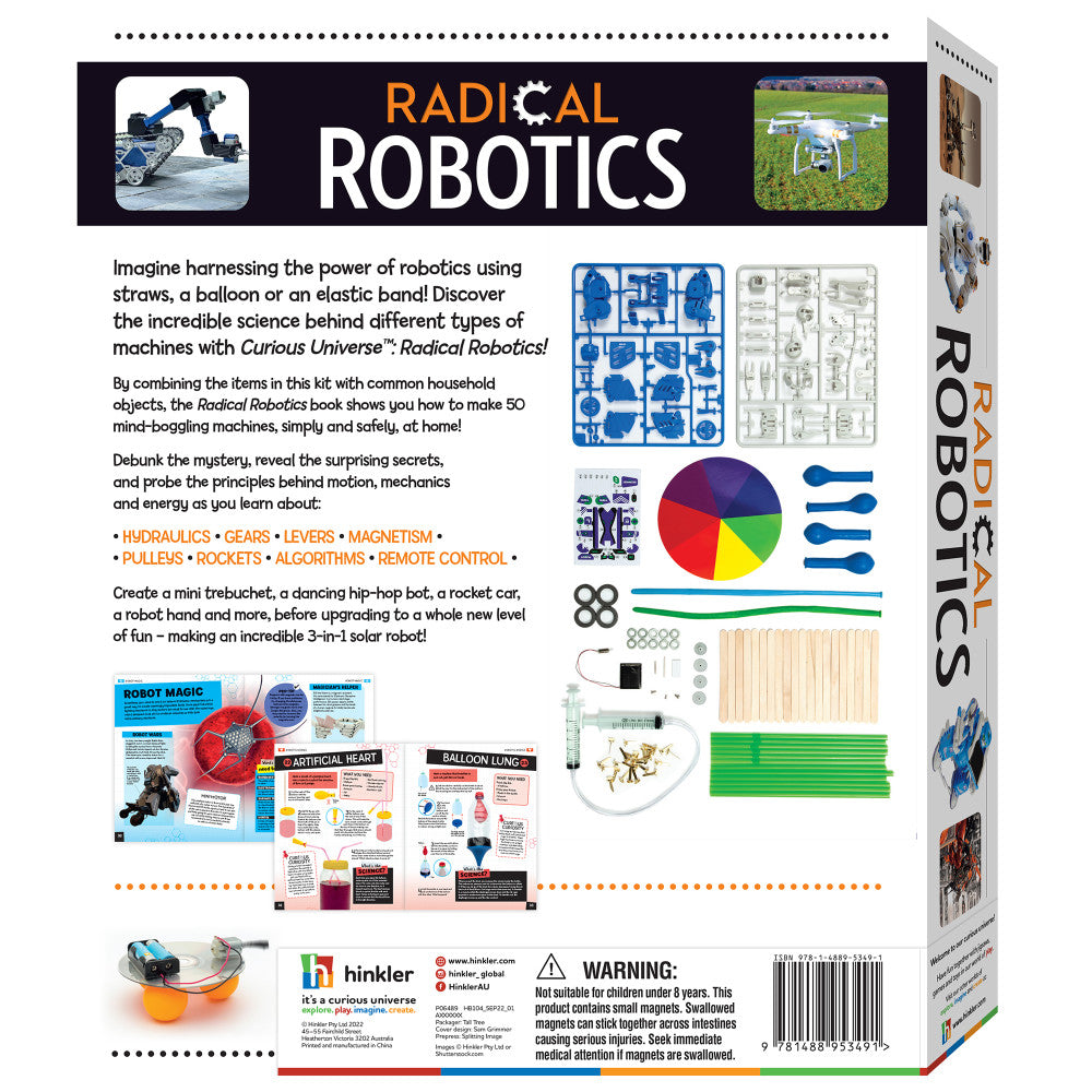 Curious Universe Radical Robotics Science Kit - DIY Solar-Powered Robot