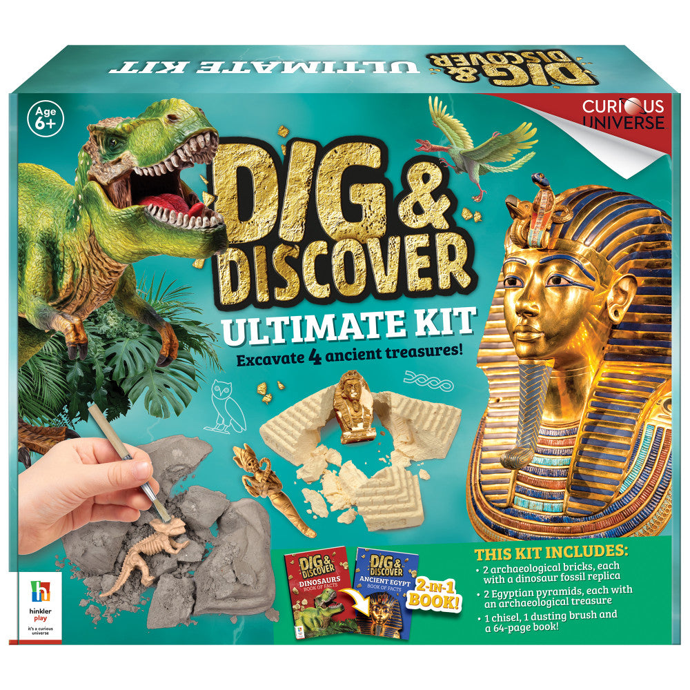 Dig & Discover Ultimate Archaeology Kit - Science and Geology Set for Kids