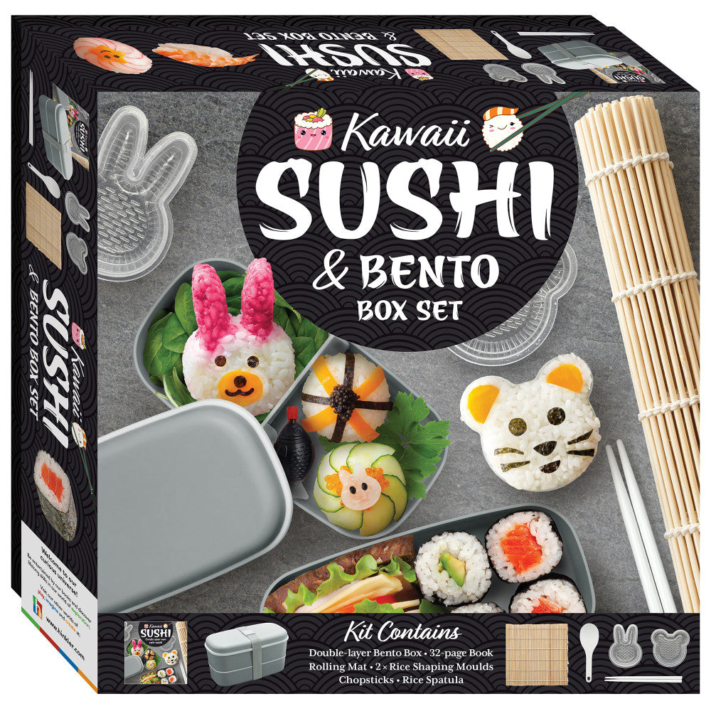 Hinkler Kawaii Sushi & Bento Box Set - DIY Sushi Making Kit