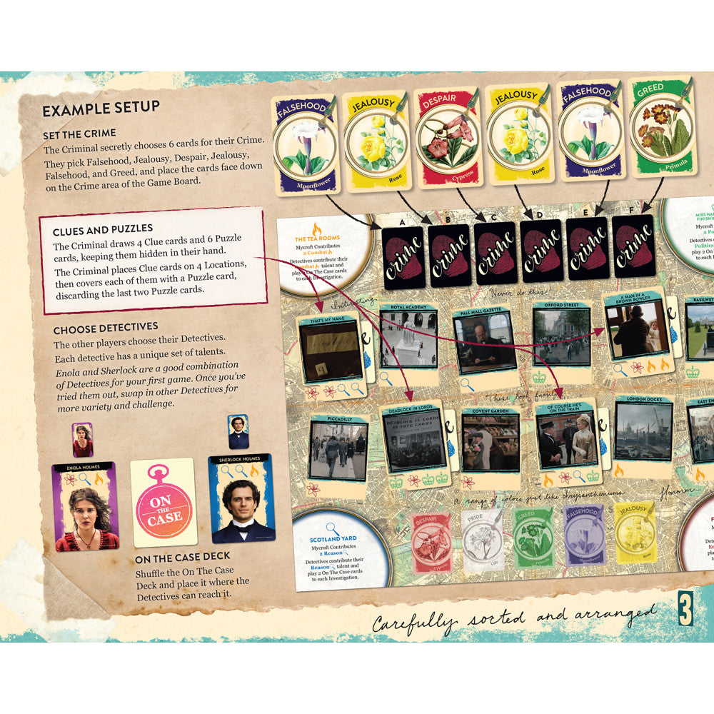 Enola Holmes: Finder of Lost Souls Cooperative Board Game