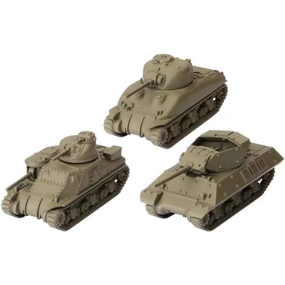 World of Tanks: U.S.A. Tank Platoon Expansion Set Featuring M3 Lee, M4A1 75mm Sherman, M10 Wolverine