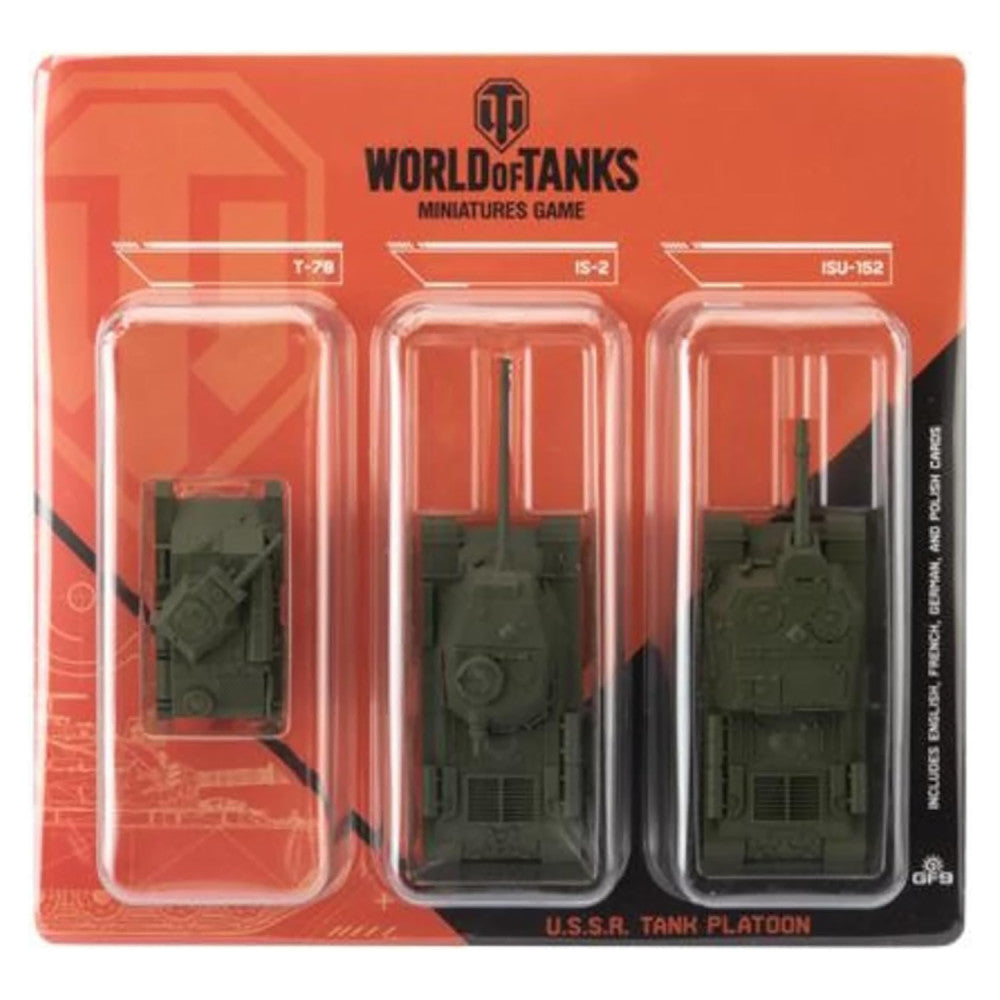 World of Tanks: USSR Tank Platoon Miniatures Game - T-70, IS-2, ISU-152