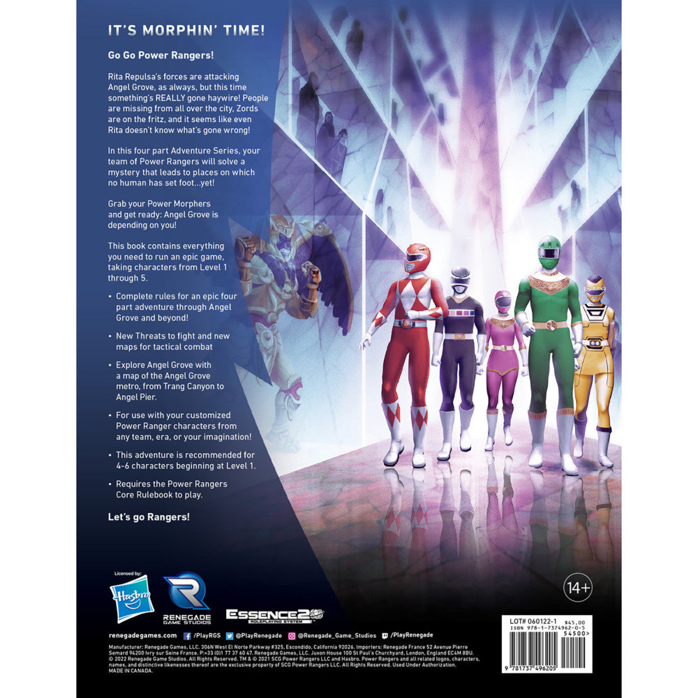 Power Rangers RPG: Adventures in Angel Grove Adventure Book