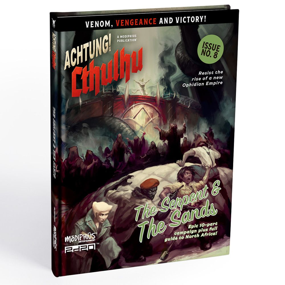 Achtung! Cthulhu 2d20: Serpent and the Sands - RPG Expansion Hardcover