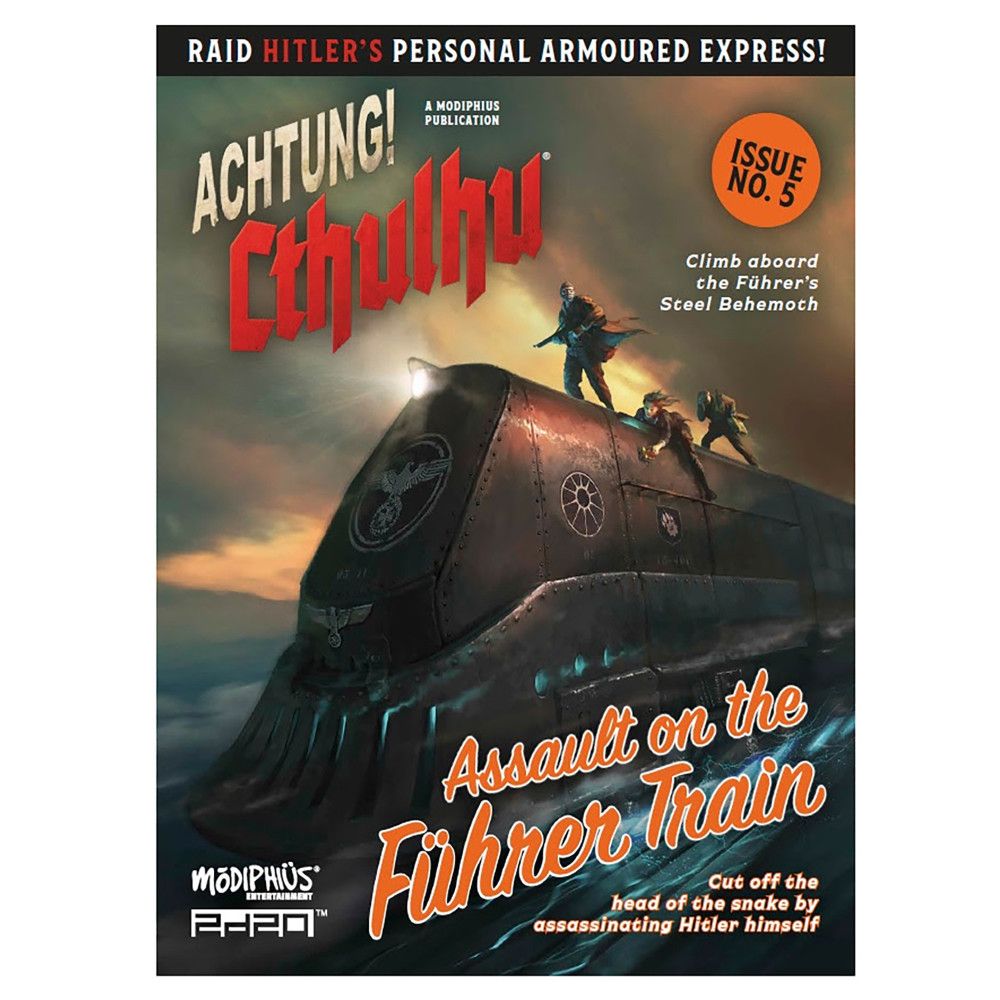 Achtung! Cthulhu Assault on the Fuhrer Train 2D20 Expansion Hardcover RPG