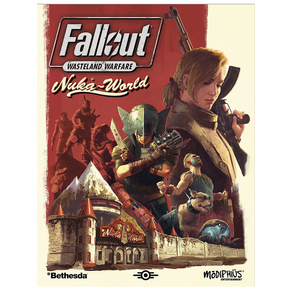 Modiphius Entertainment Fallout: Wasteland Warfare - Nuka World RPG Expansion