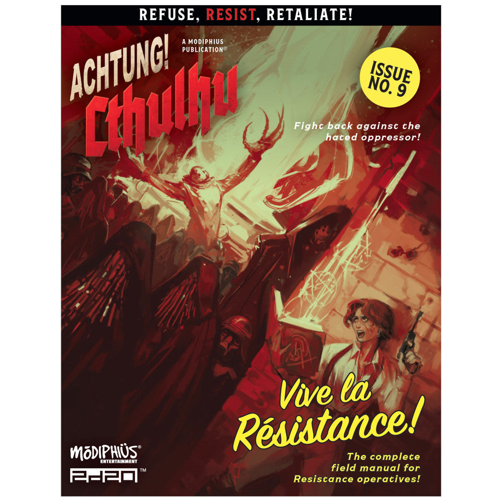 Achtung! Cthulhu 2d20 Vive La Resistance - Issue No. 9