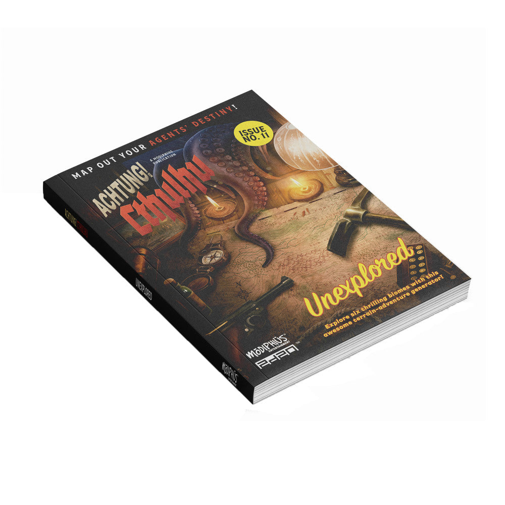 Achtung! Cthulhu: Unexplored - Modiphius Entertainment Softcover RPG Book