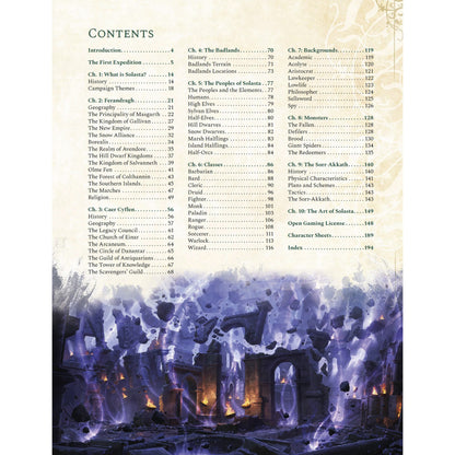 Modiphius Entertainment: Solasta: Campaign Rulebook - Revised Edition 5E RPG Book