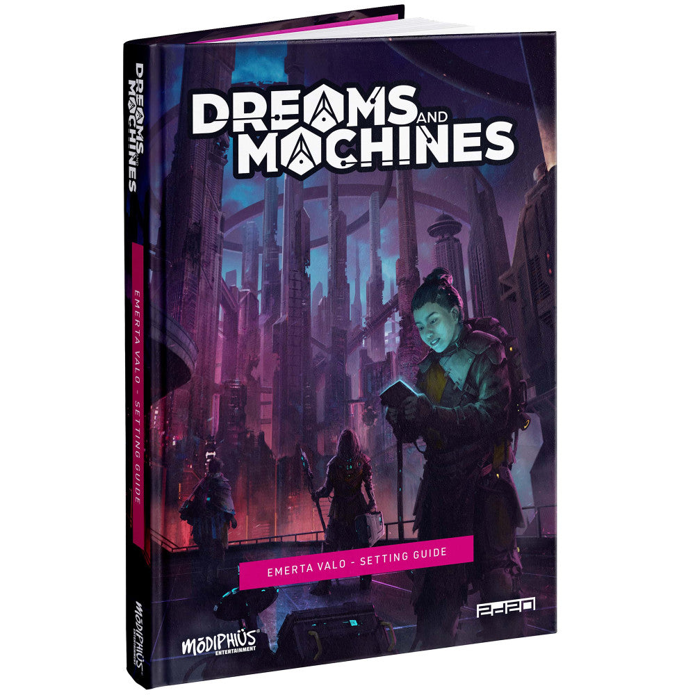 Modiphius Entertainment: Dreams & Machines: Setting Guide - Emerta Valo RPG Book