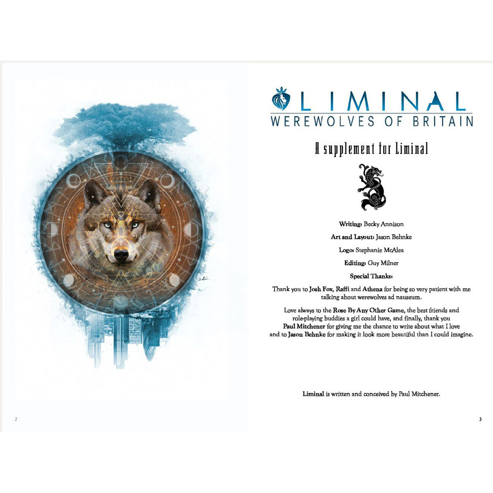 Liminal: Werewolves Of Britain RPG Expansion Book