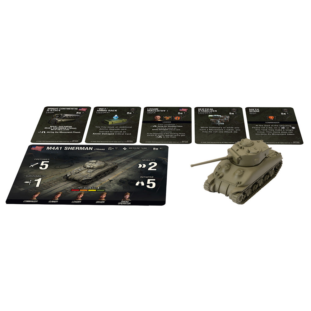 World of Tanks: M4A1 75mm Sherman Miniature Game Expansion