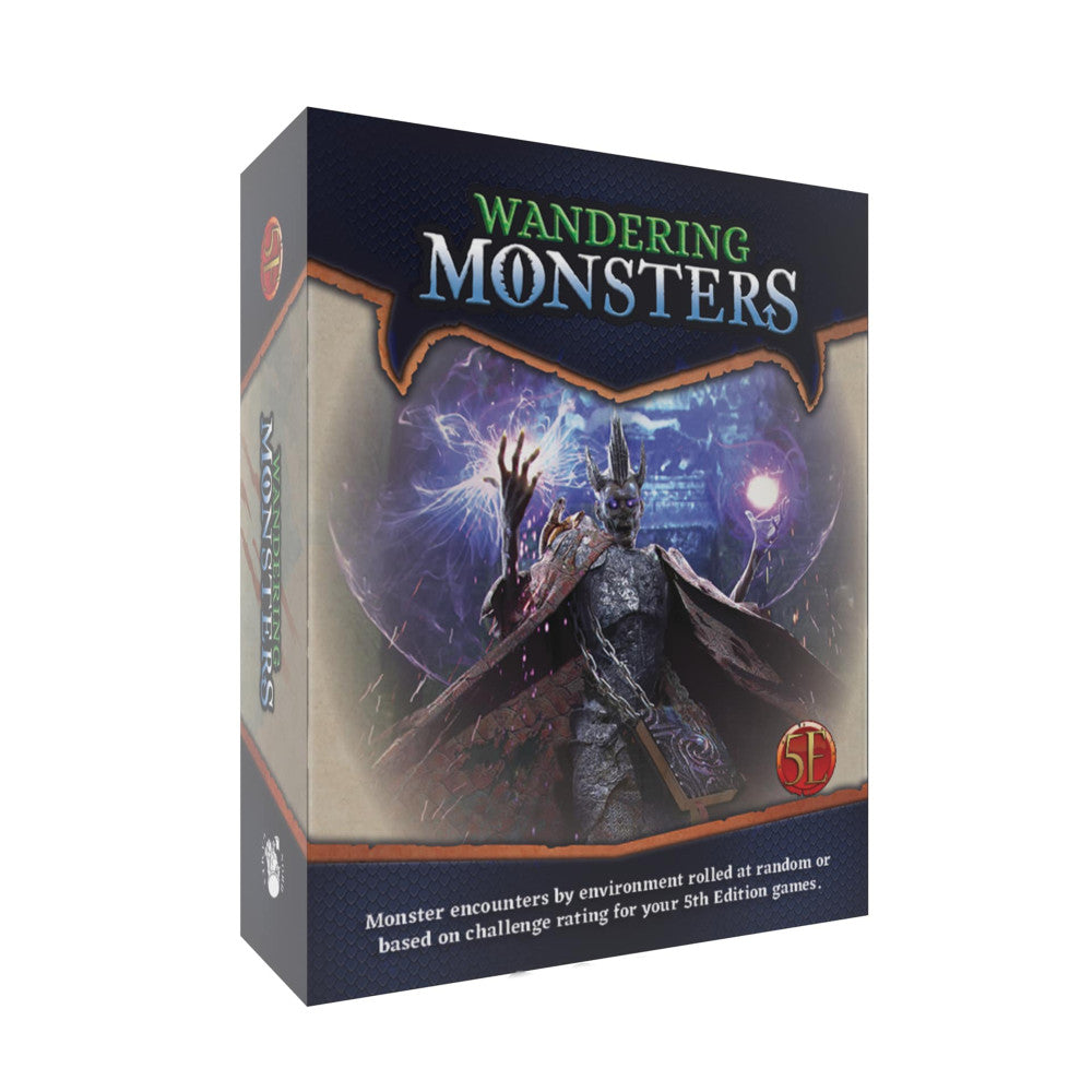 Nord Games: Wandering Monsters 300-Card Boxed Set - 5e RPG Storytelling Cards