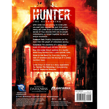 Hunter: The Reckoning 5th Edition - Lines Drawn in Blood RPG