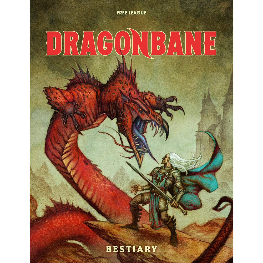 Free League Publishing Dragonbane: Bestiary Hardcover RPG Supplement