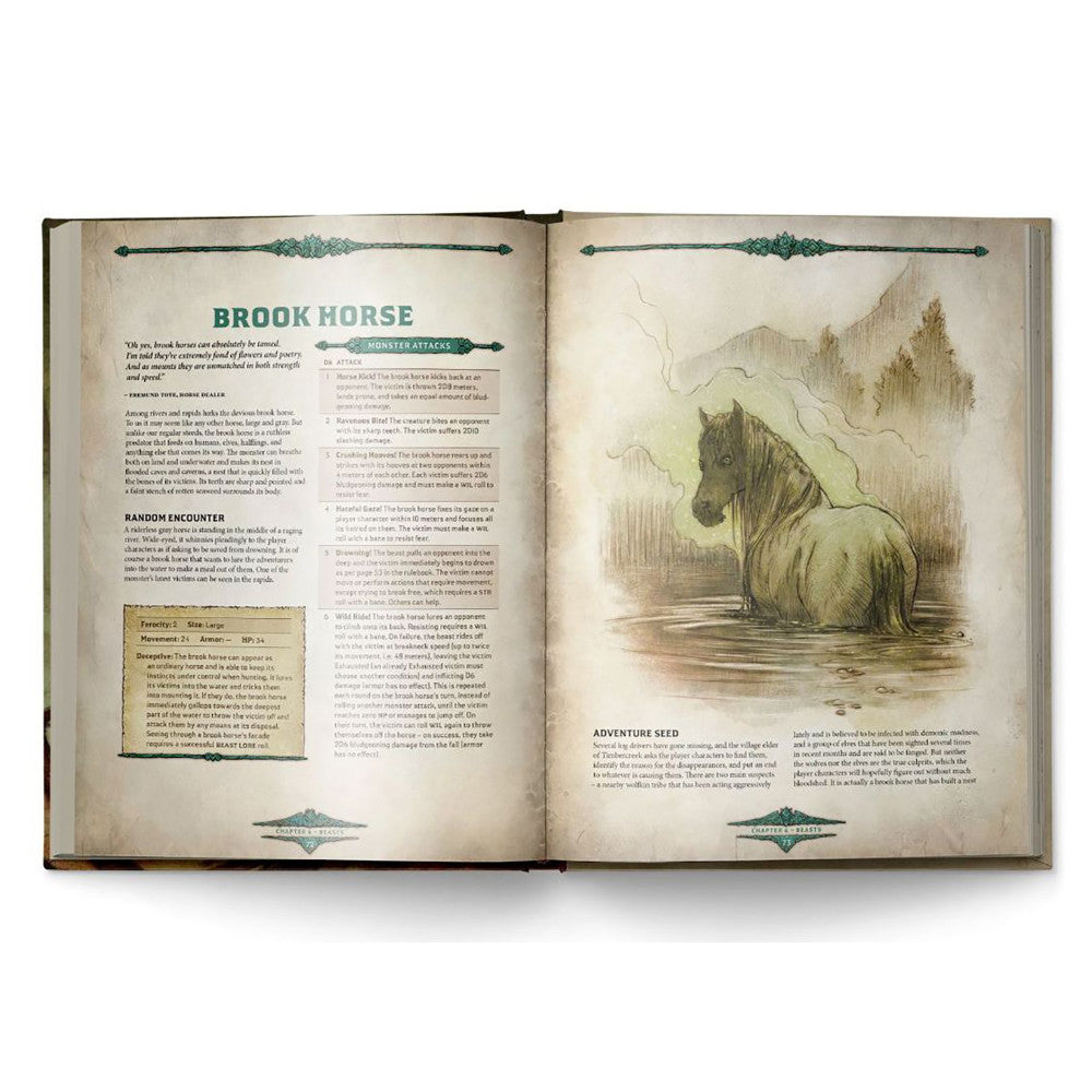 Free League Publishing Dragonbane: Bestiary Hardcover RPG Supplement