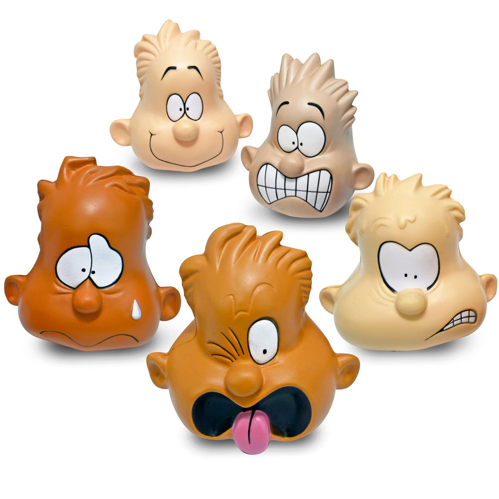 The Pencil Grip Feeling Heads, Multicultural - Emotion Expression Stress Balls