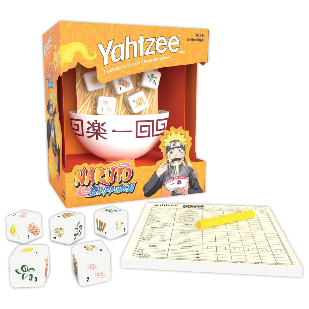 Naruto Shippuden YAHTZEE Collectible Dice Game