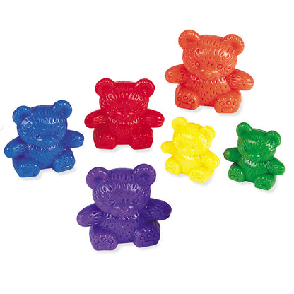 Learning Resources Three Bear Family Rainbow Counters - Colorful Educational Toy - Set of 96